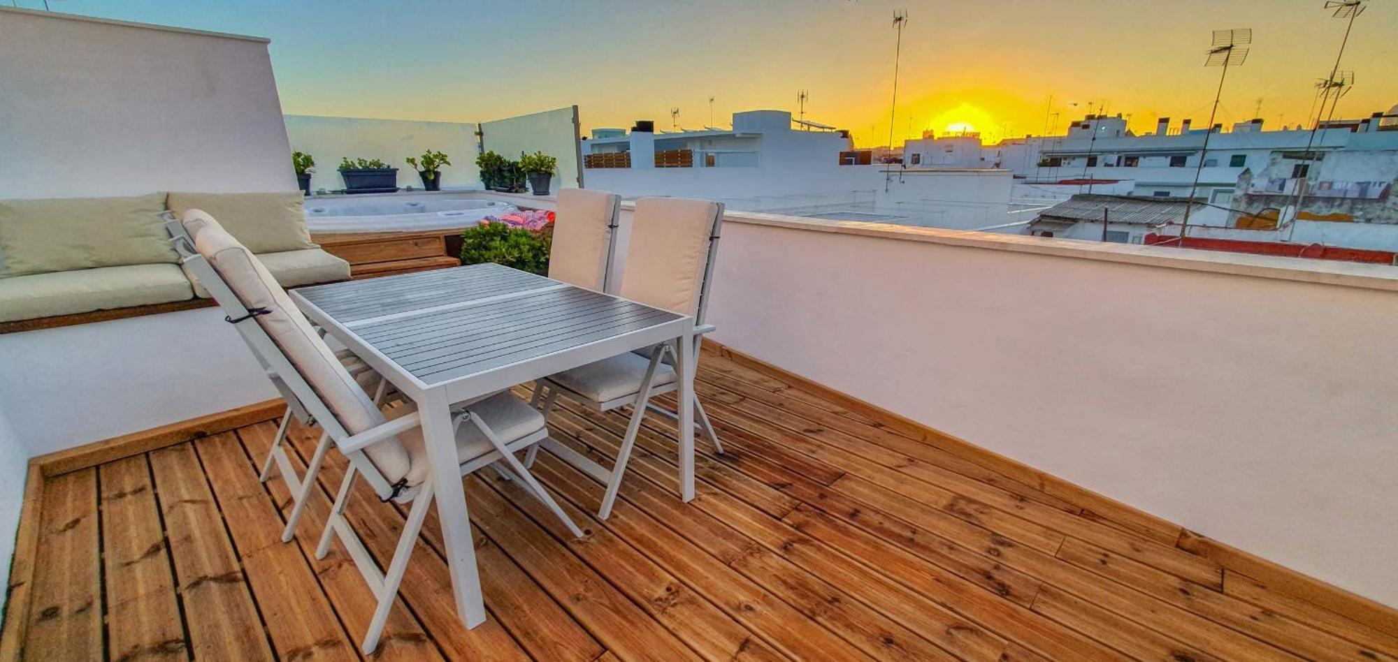 Apartament Penthouse With Jacuzzi, And Garaje Grupo Ac Gestion Kadyks Zewnętrze zdjęcie